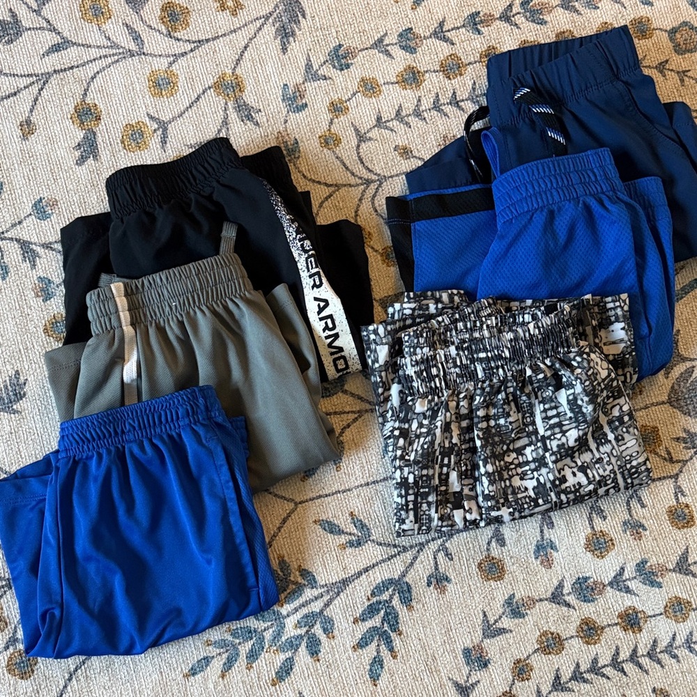 Nike Kids' Blue, Black, and Gray Shorts Collection
